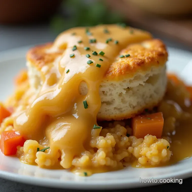 Golden Glory Biscuits Gravy Hashbrown Casserole