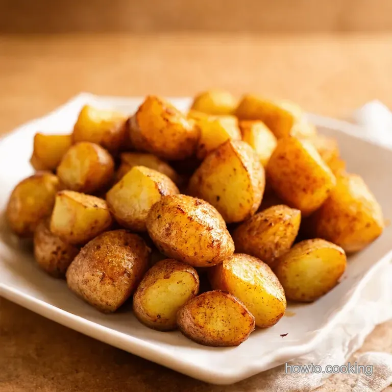 Blightys Best Crispy Spiced Potatoes presentation