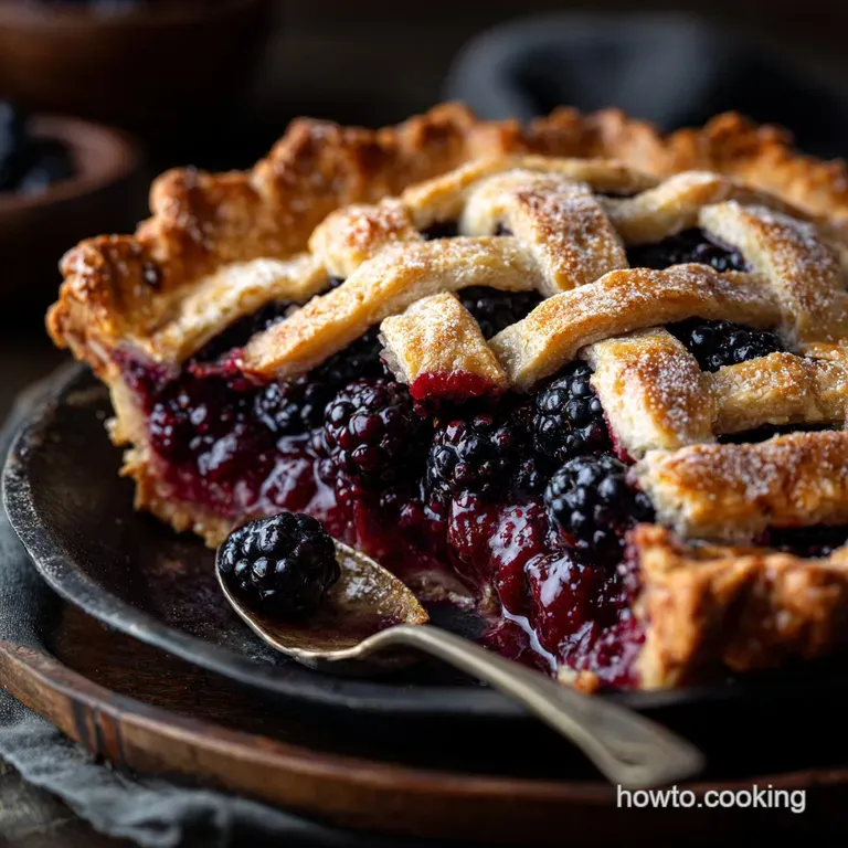 The Great British Summer Blueberry Blackberry Pie Masterpiece