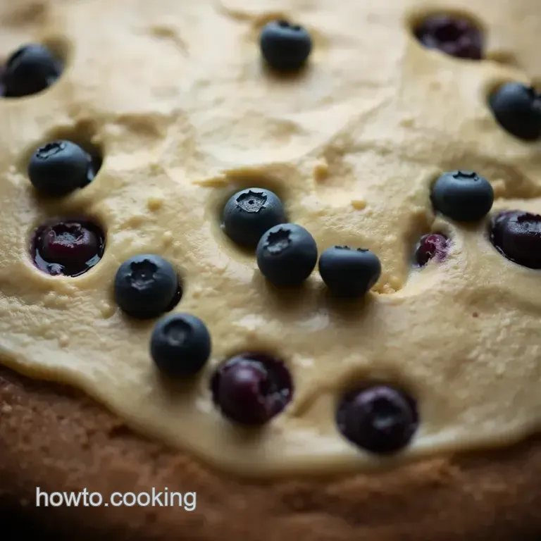 Blueberry Bliss Cake: A Home Baker' s Dream presentation