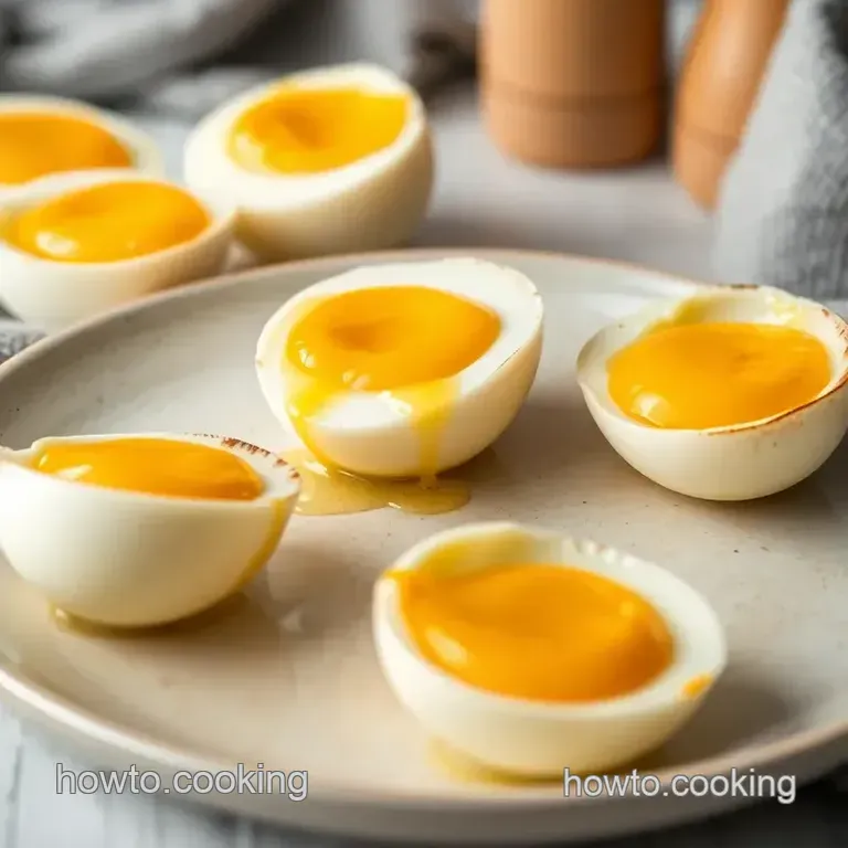 Perfect Soft-Boiled Egg Recipe presentation