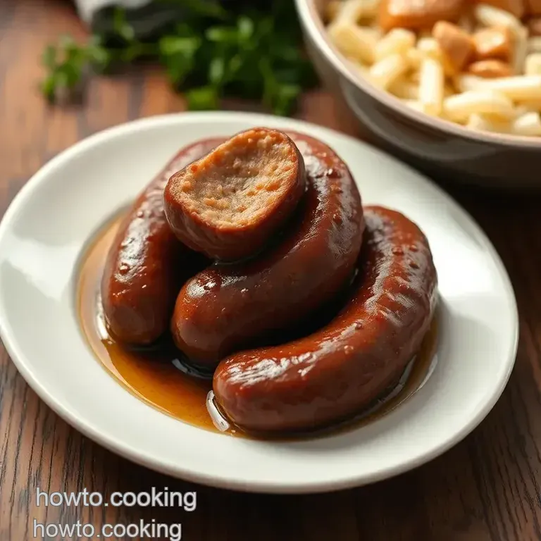 Boiled Boudin: Savory Cajun Sausage presentation