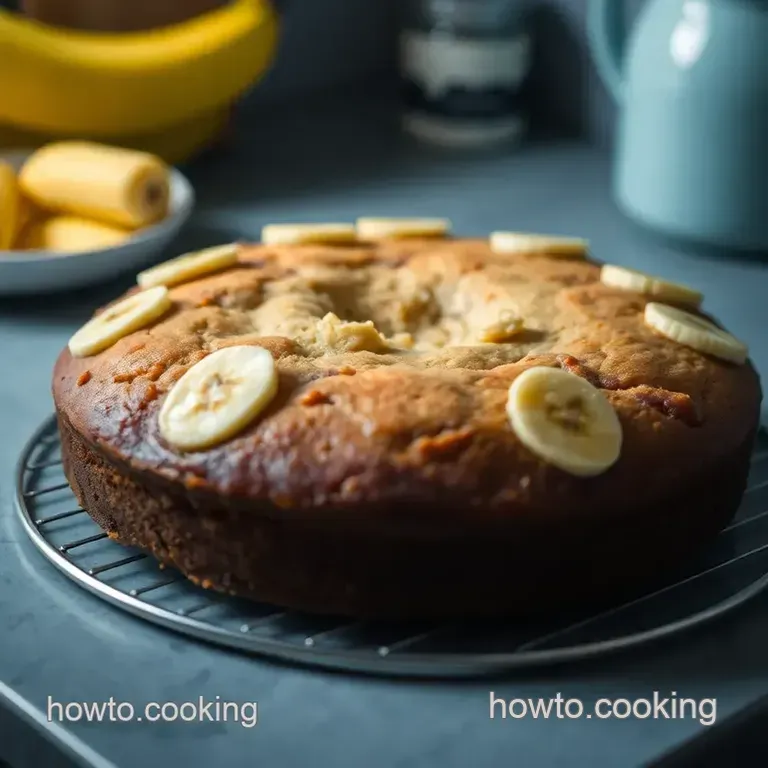 Bountiful Banana Bliss Cake presentation