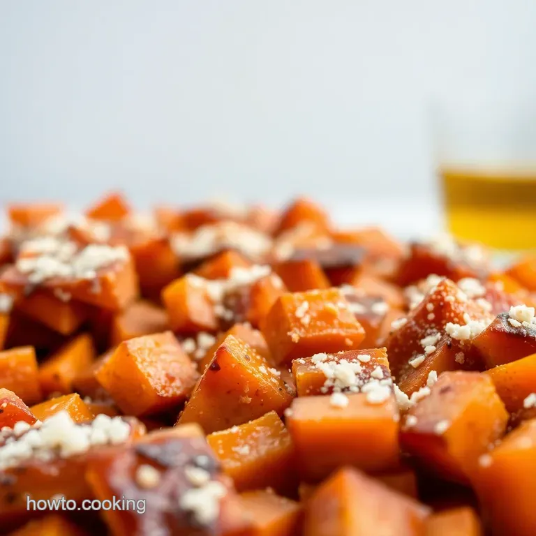Bourbon Brown Sugar Candied Sweet Potatoes with Pecan Crumble