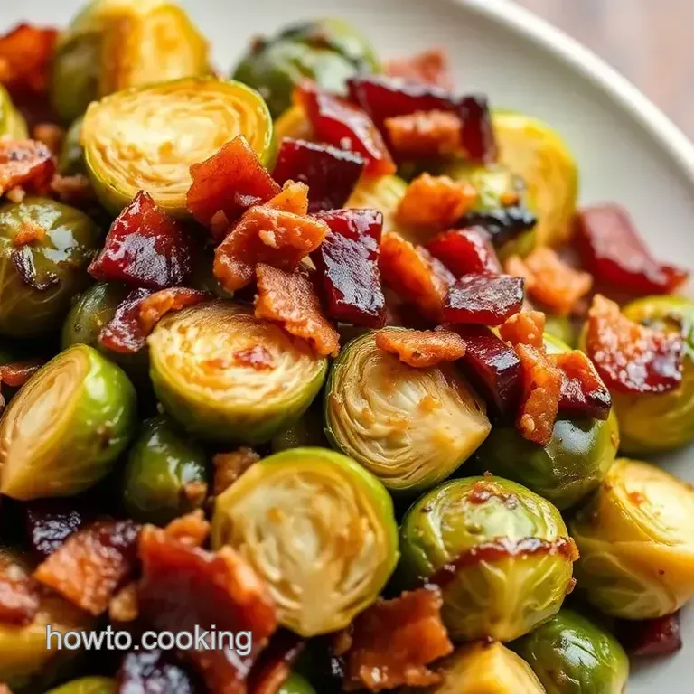 Maple-Glazed Brussels Sprouts with Crispy Bacon