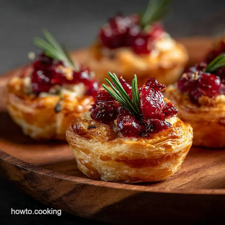 Christmas Eve Appetizers: Yuletide Brie Cranberry Jewels presentation