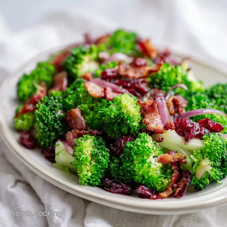Broccoli Cauliflower Salad: Crunchy with Bacon