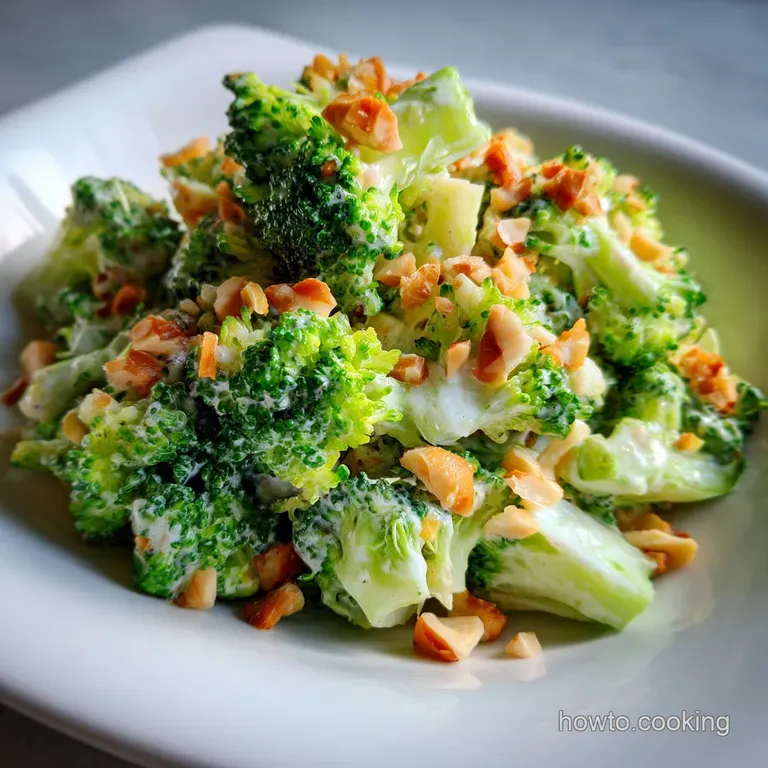 Broccoli Salad with Bacon and Cheese