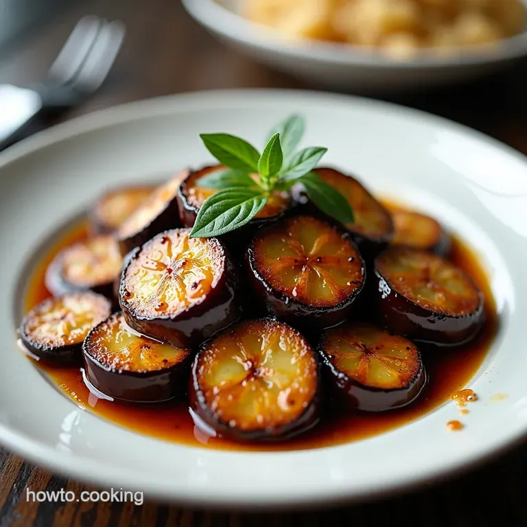 Umami Bomb Broiled Miso Glazed Eggplant Nasu Dengaku Inspired