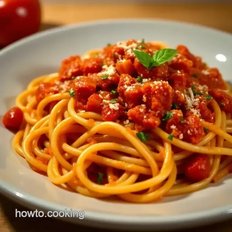 Capellini Pomodoro: a Delightfully Simple Italian Classic presentation
