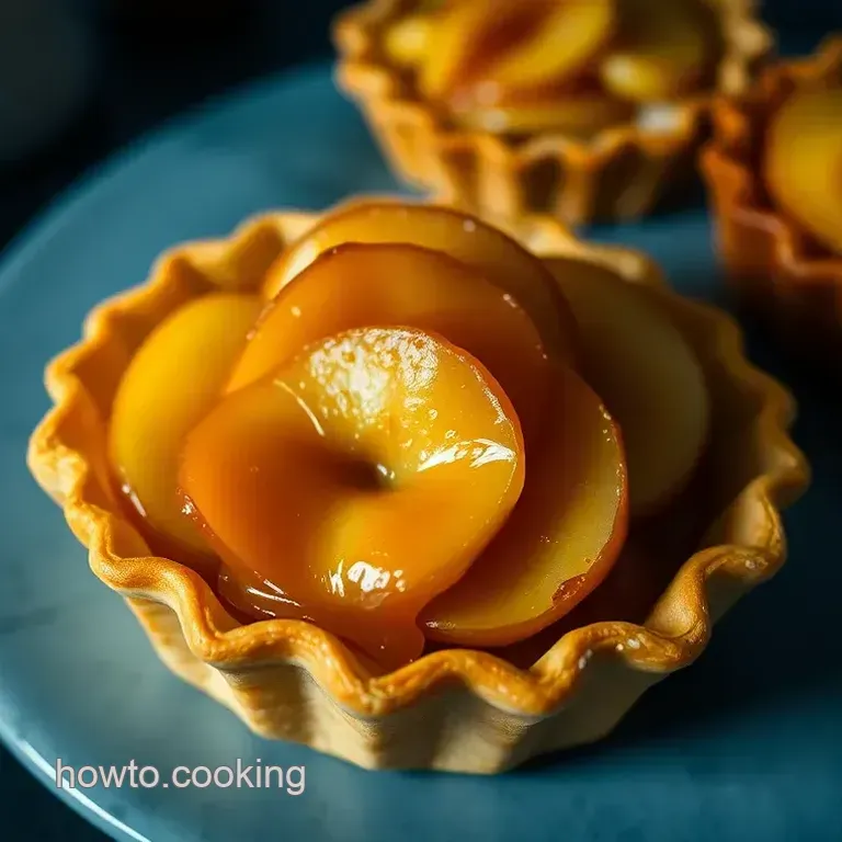 Caramel Apple Puff Pastry Tartlets