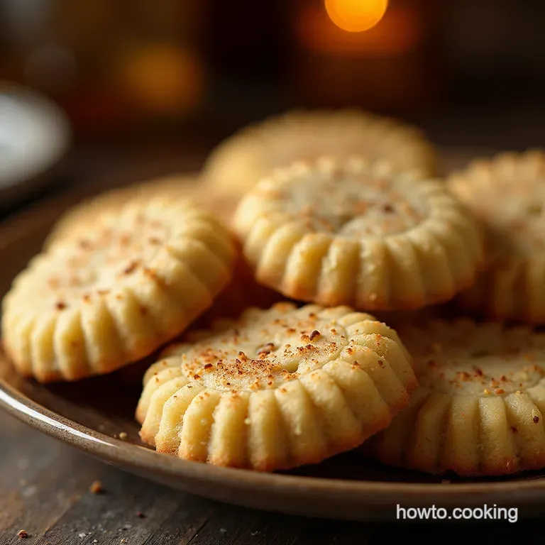 The Proper Crumb Elegant Spiced Cardamom Shortbread presentation