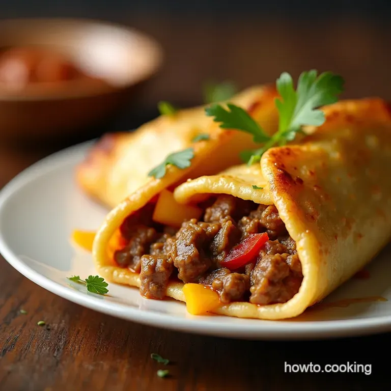 Cheesy Beef Empanada Filling