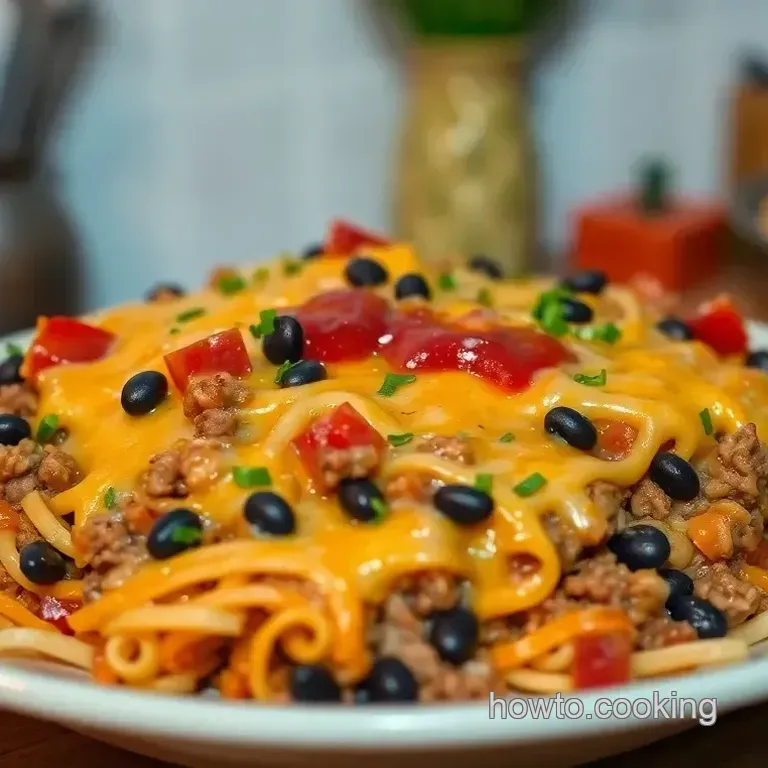 Cheesy Burrito Casserole Delight