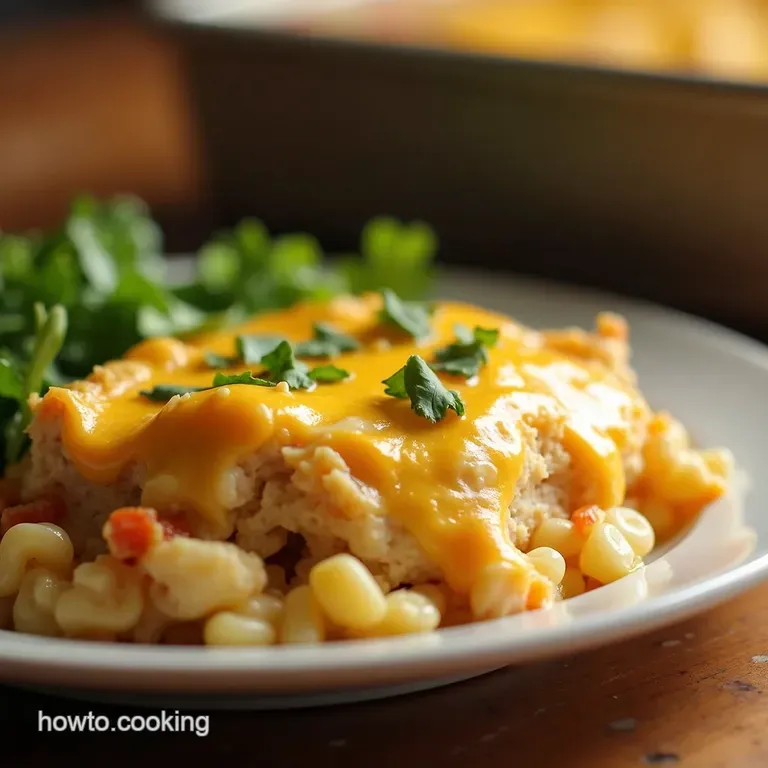 Cheesy Chicken Bliss the Ultimate Easy Lowcarb Casserole presentation
