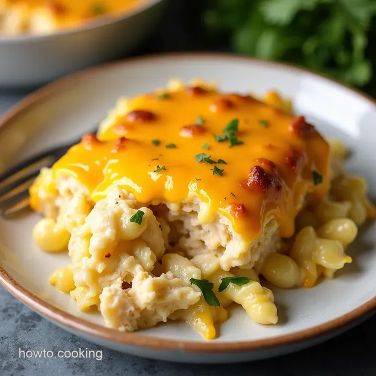 Cheesy Chicken Bliss The Ultimate Easy LowCarb Casserole