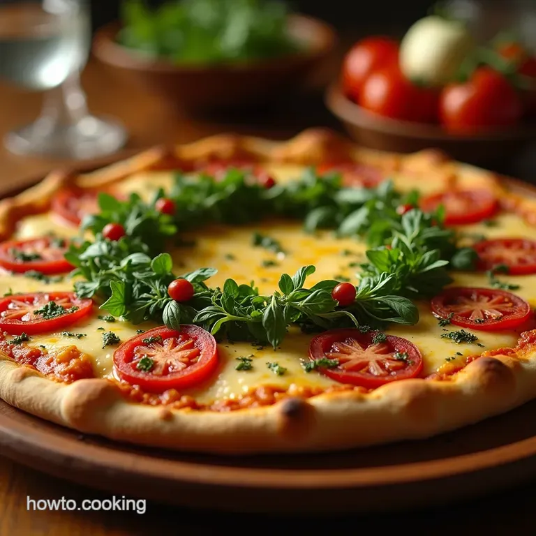 The Crown Jewel Wreath Pizza Cheesy Herbaceous and Perfect for Sharing presentation