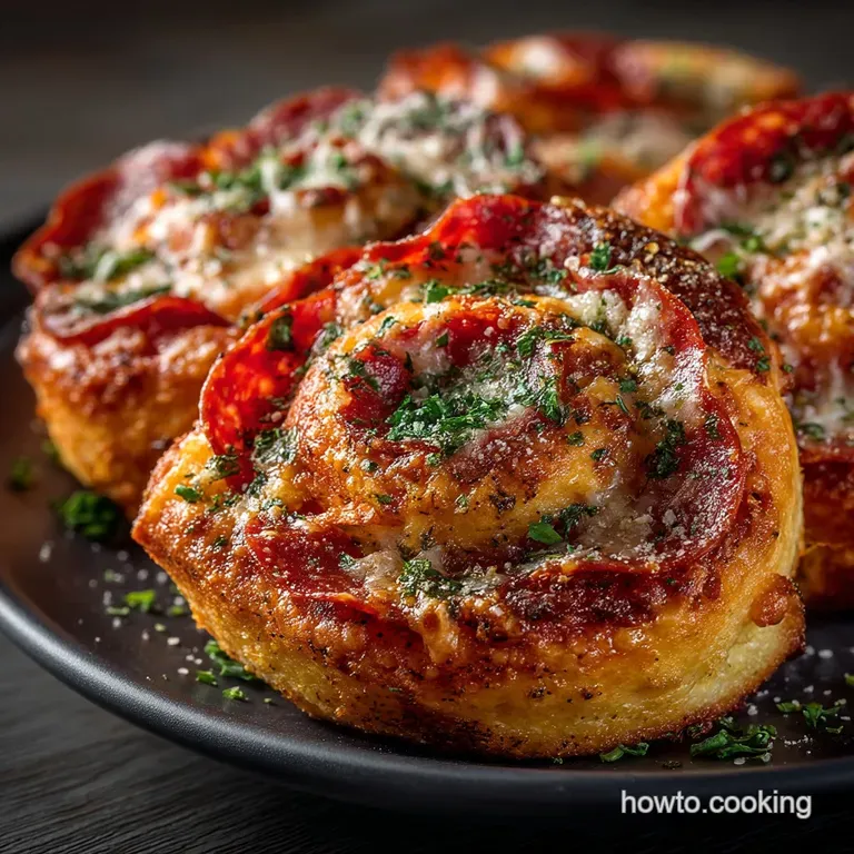 The Italian Job Cheesy Pepperoni Pinwheels