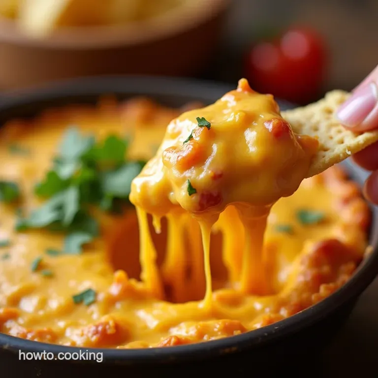 The Fiesta Kick Creamy ThreeCheese Mexicorn Dip presentation