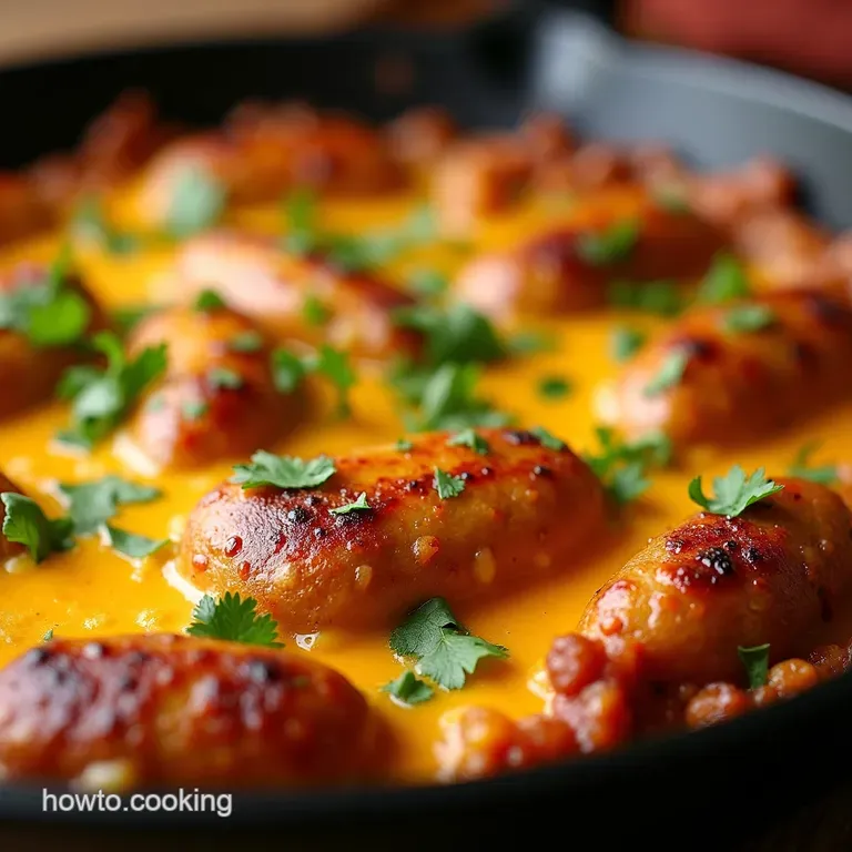Smoky Ranchers Delight Onepan Cheesy Potato Sausage Bake presentation