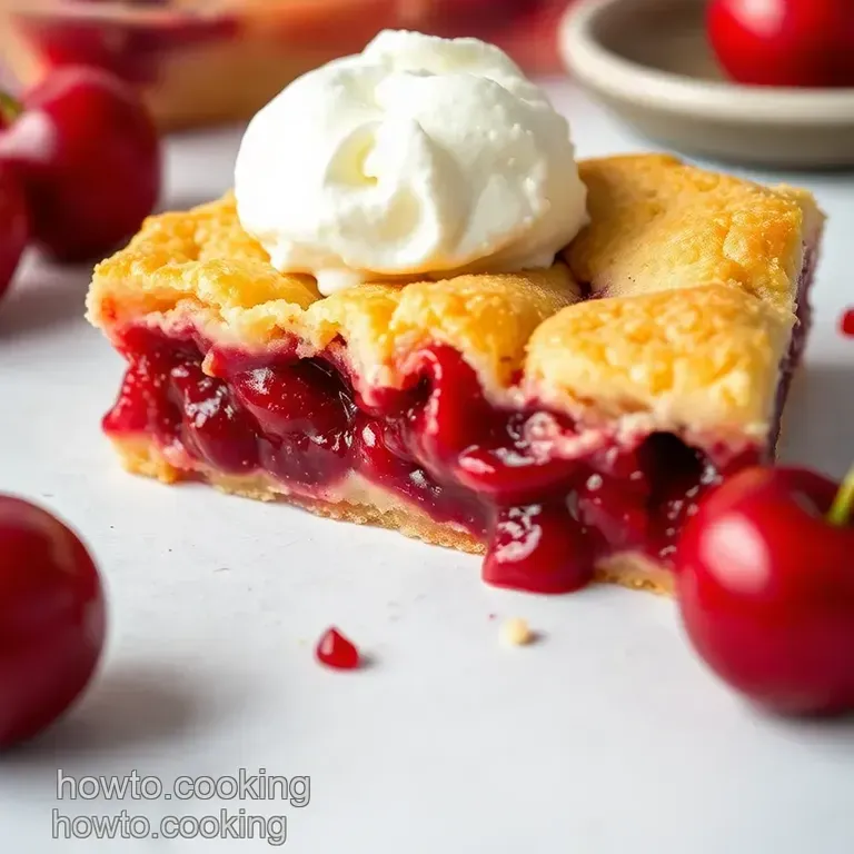 Cherry Bomb Cobbler presentation