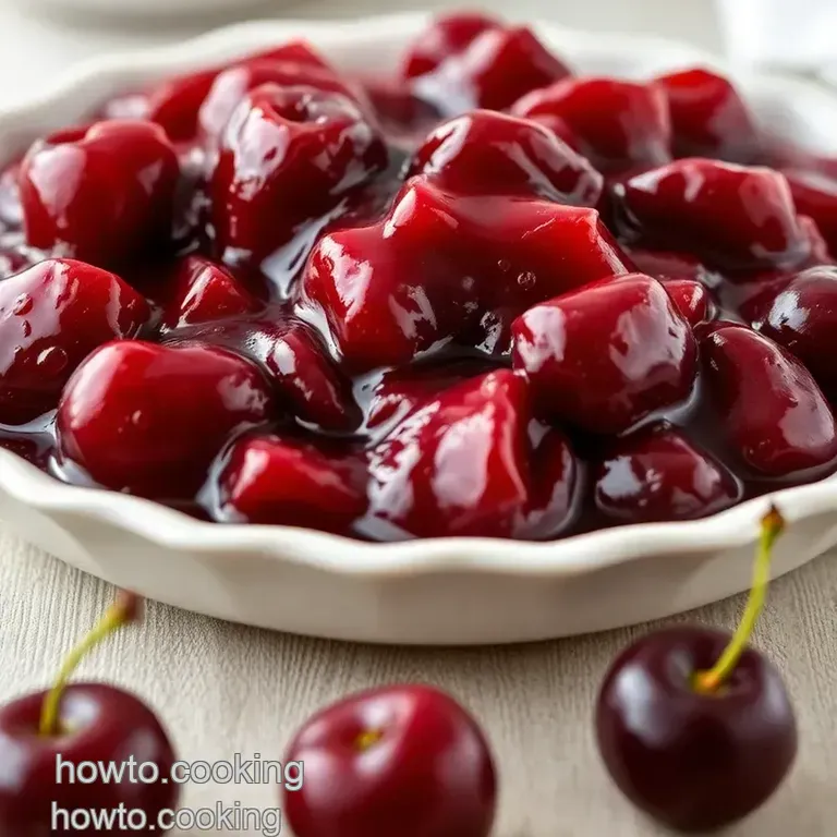 Cherry Bomb! Homemade Cherry Pie Filling (That&#039 s Easy Peasy) presentation