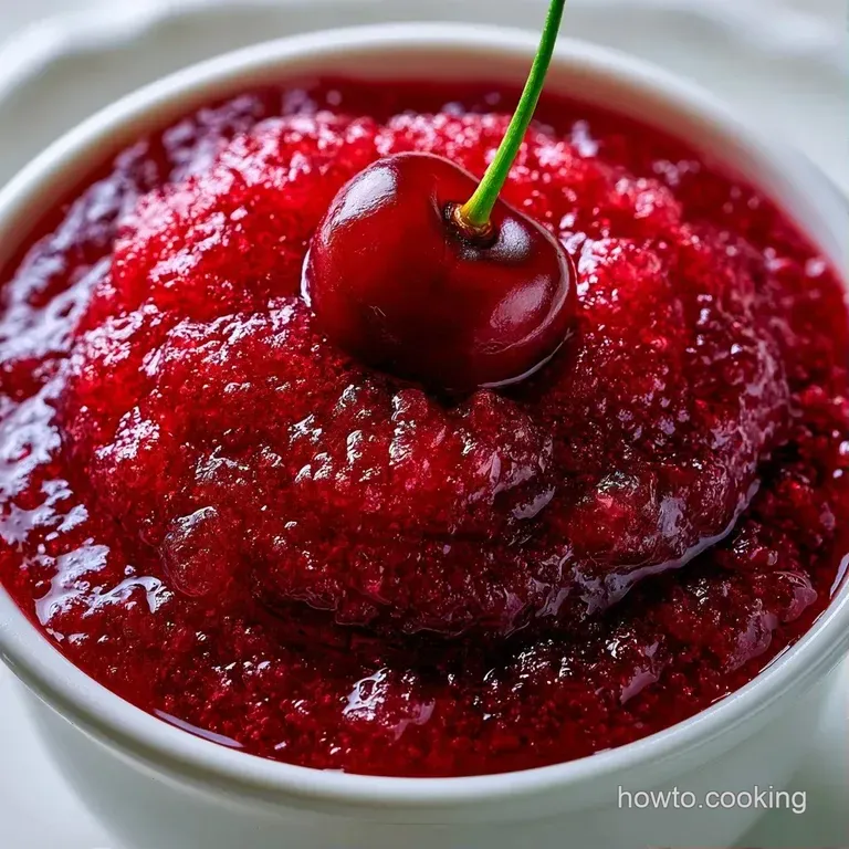Four tall glasses of frozen crimson drinks with colorful straws and cherries, set on a bright, sunlit patio table.