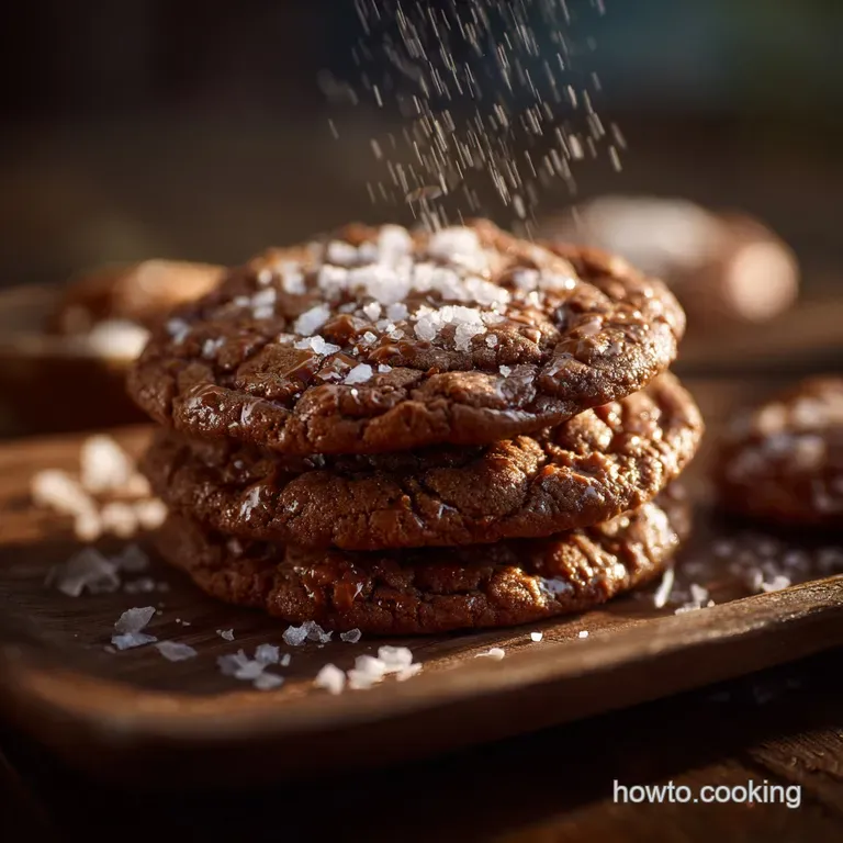 Toffee Cookies: the Ultimate Chewy Browned Butter and Sea Salt Recipe presentation