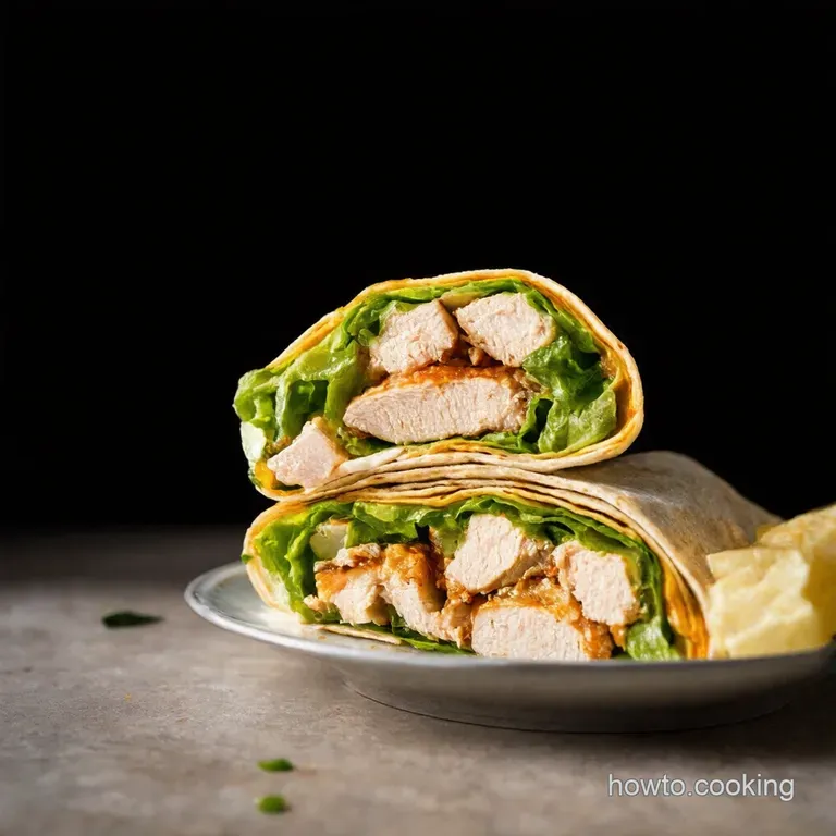 Easy Chicken Caesar Easy Lunch Wrap Ready in 30