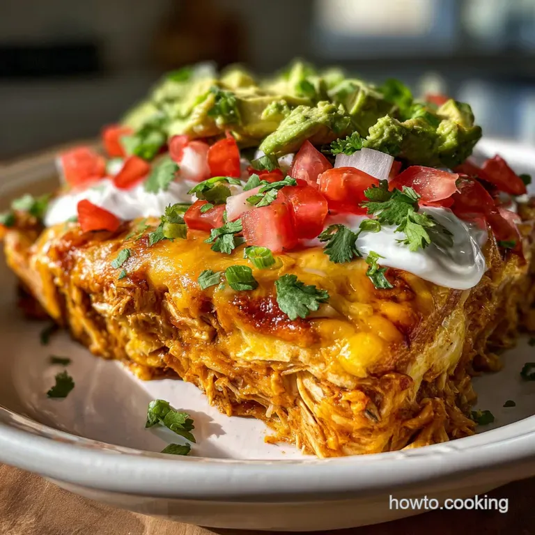 Chicken Taco Casserole: Tender and Velvety