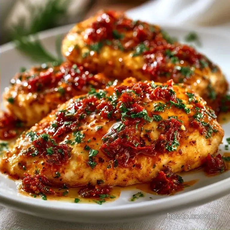 Healthy Chicken Tomato Pesto Bake