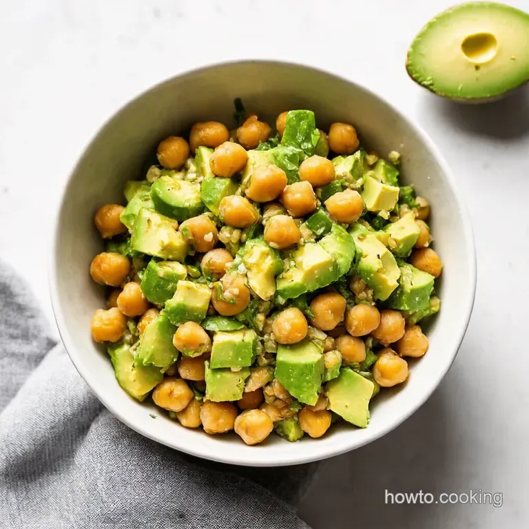 Chickpea Avocado Salad Sunshine in a Bowl