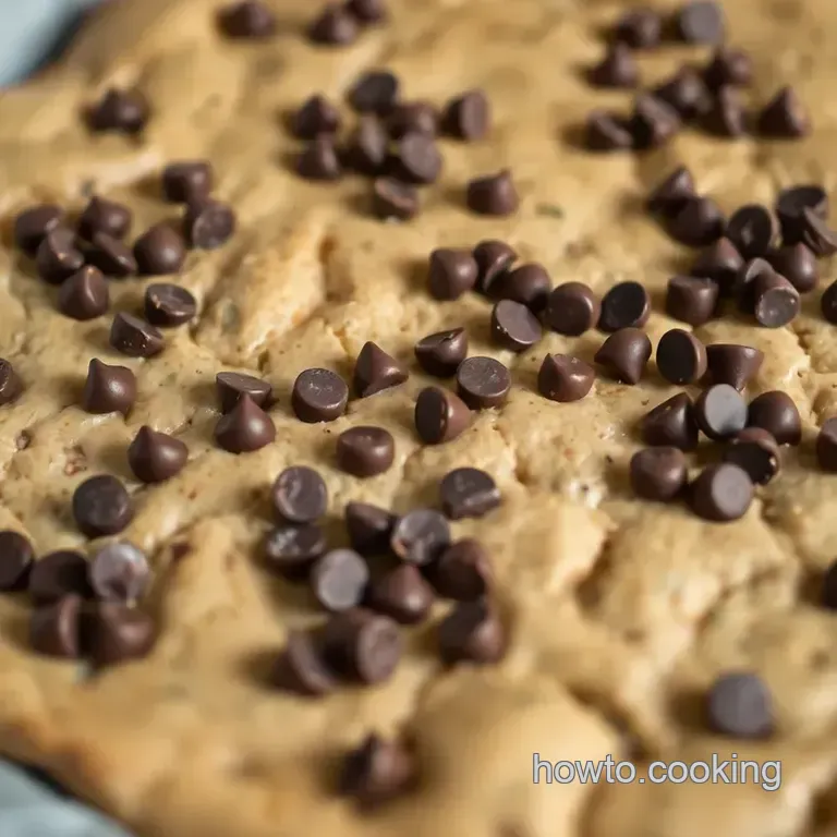 Chocolate Chip Cookie Bark Delight presentation
