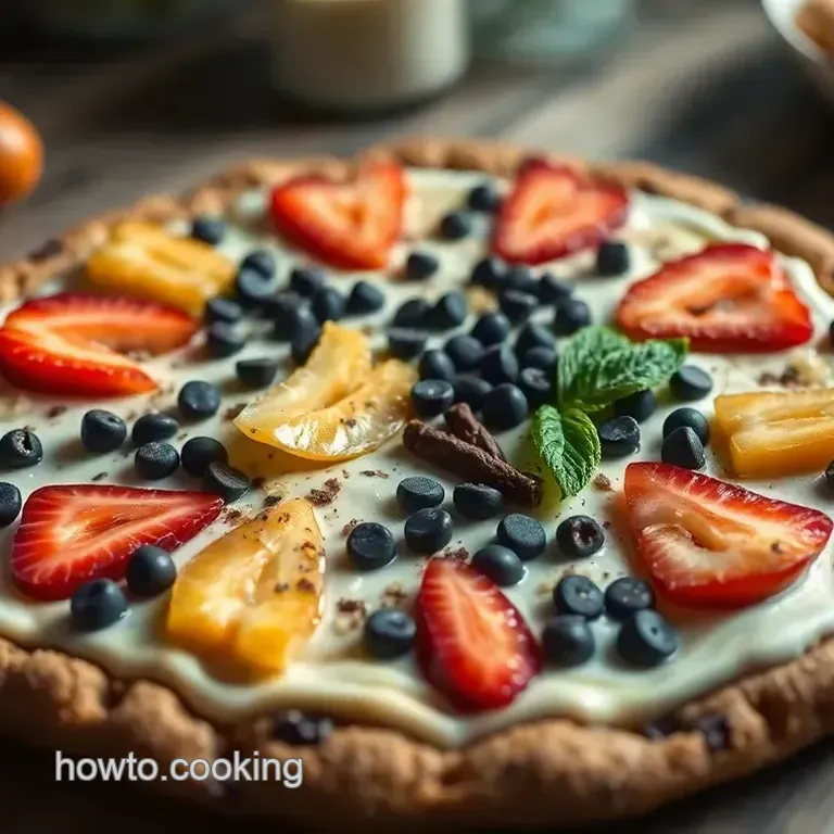 Delicious Cookie Pizza Ideas: My Chocolate Chip Treat with Fresh Fruit