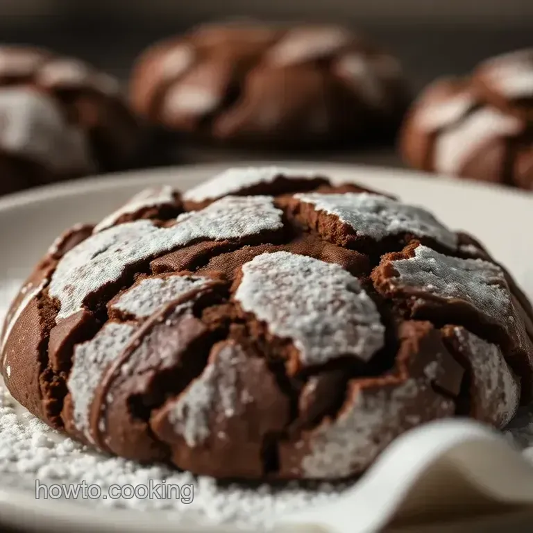 Chocolate Crinkle Cookies