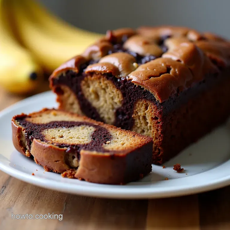 The Ultimate Double Chocolate Fudge Ripple Banana Bread