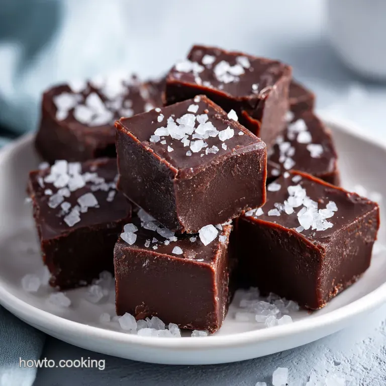 Chocolate Fudge with Sea Salt: Rich and Velvety