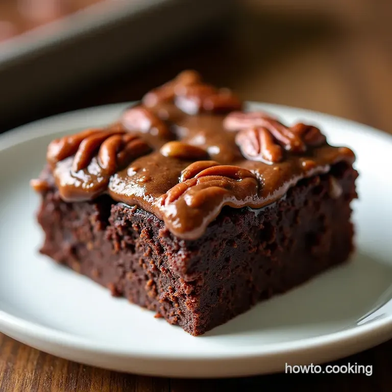 The Ultimate Chocolate Pecan Ooey Gooey Butter Cake A Rich Fudgy Twist on a St Louis Classic