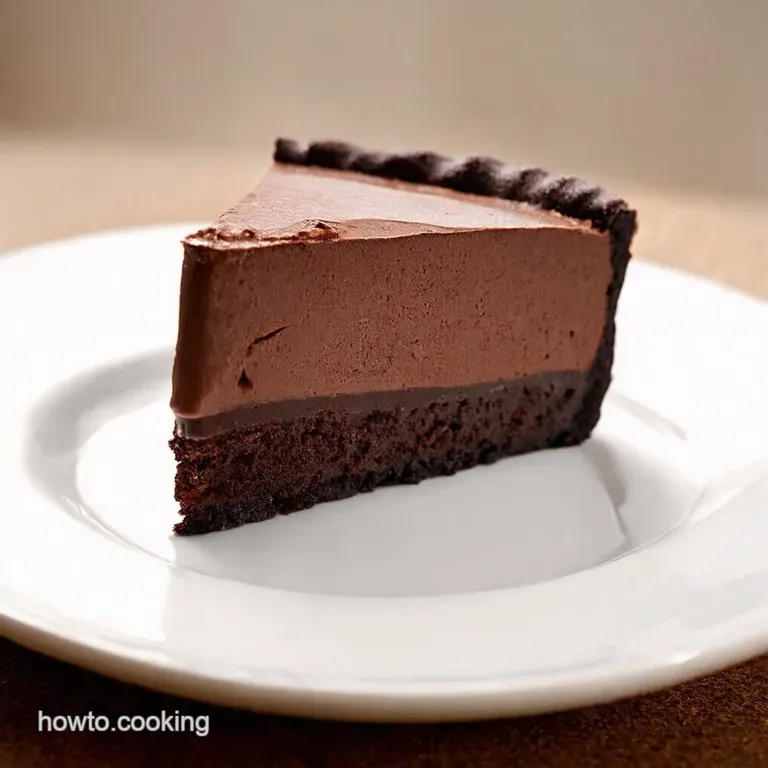 Chocolate Silk Pie A Cloud of Cocoa Bliss