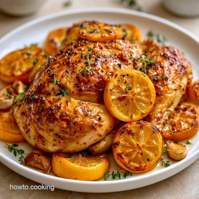 Cozy Christmas Chicken Roast with Golden Skin