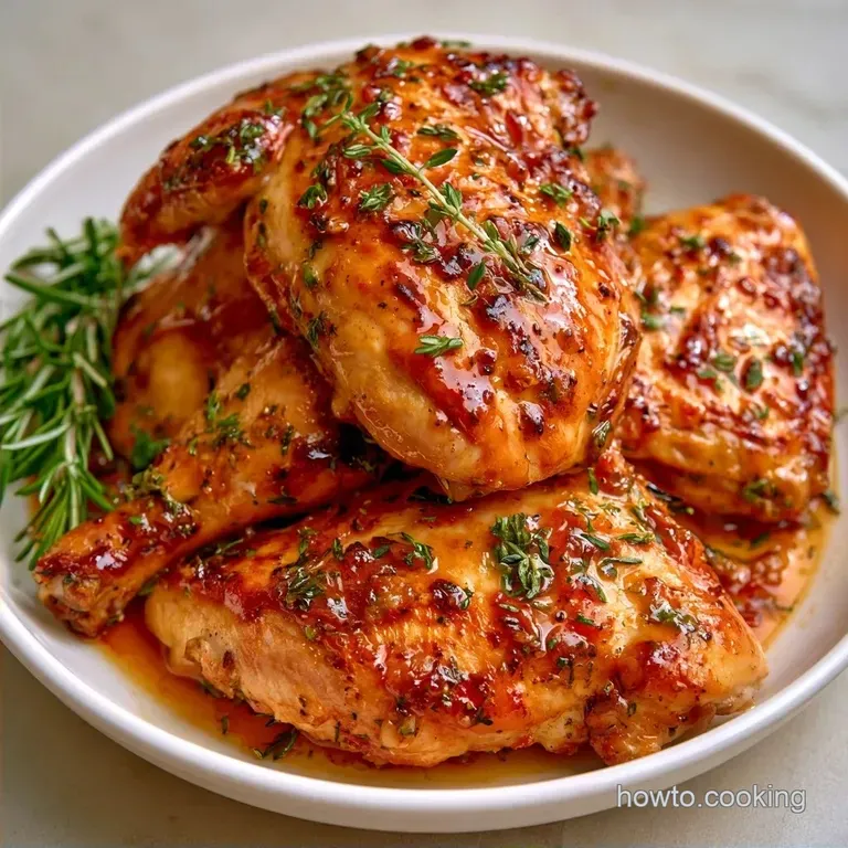 Orange Glazed Christmas Cornish Game Hens