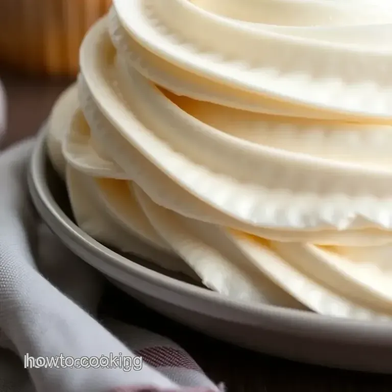 Classic American Buttercream Frosting presentation