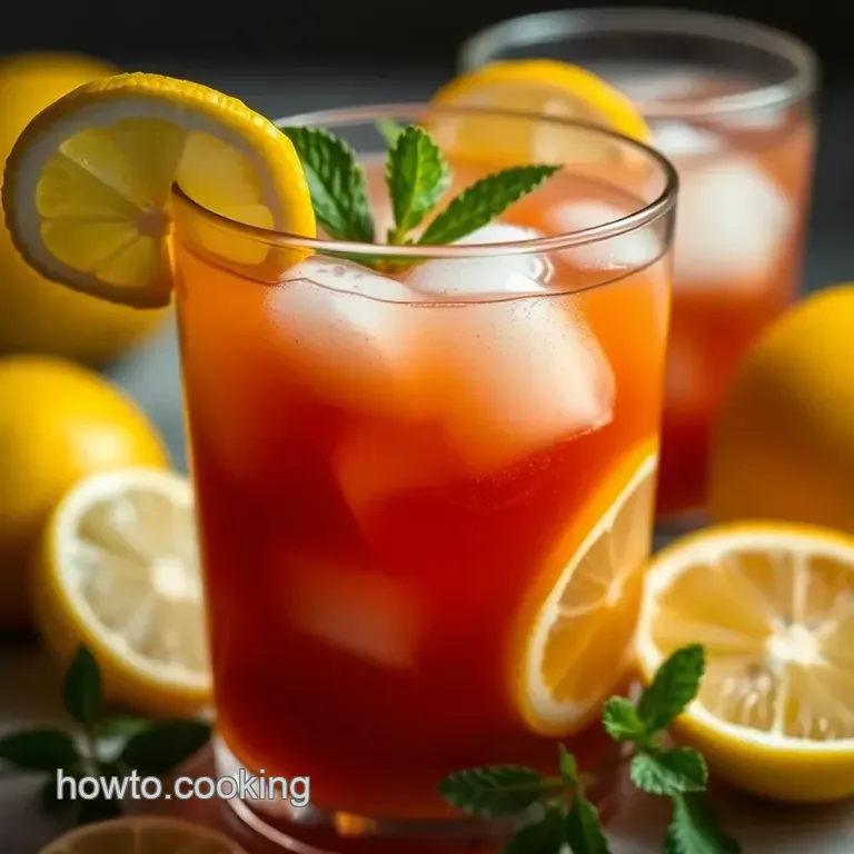 Classic Arnold Palmer Recipe presentation