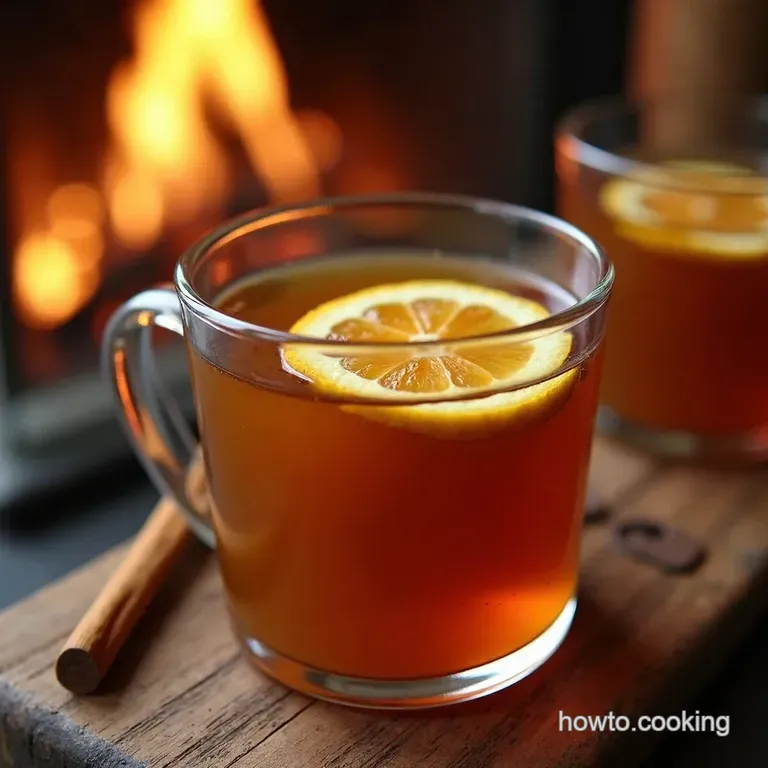 The Fireside Fix the Perfect Classic Bourbon Hot Toddy presentation