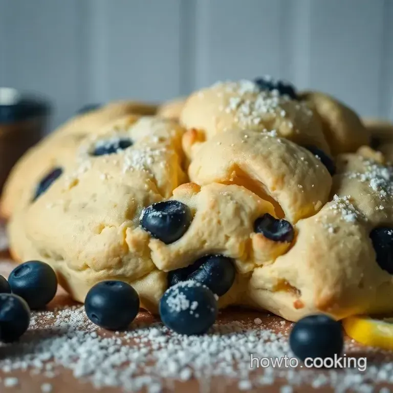 Classic British Scone Recipe: Easy Blueberry Lemon Delights