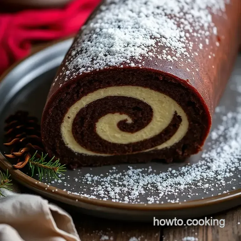 Classic B&ucirc;che De No&euml;l: a Festive Yule Log Delight presentation