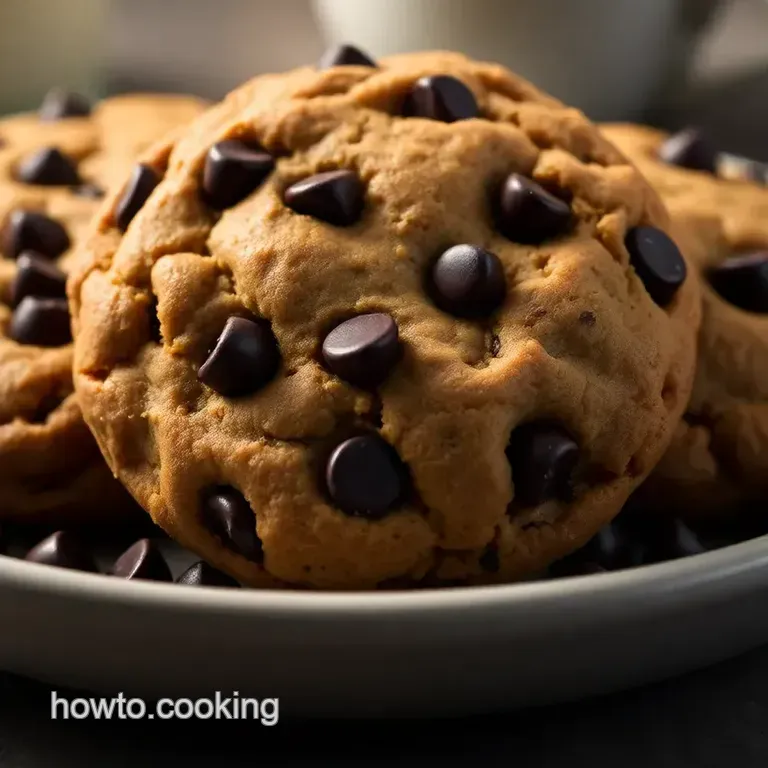 Classic Chewy Chocolate Chip Cookies presentation