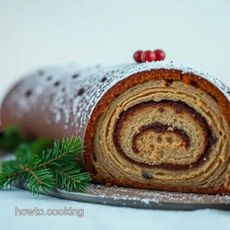 Classic Chocolate Yule Log (Bûche de Noël)