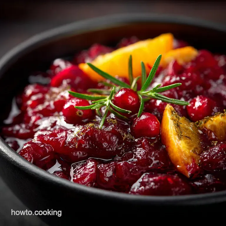 Cranberry Sauce: The Proper Relish with Zesty Orange and Warm Spices