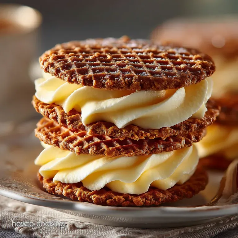 Dainty Vanilla Bean Cream Wafer Sandwiches The High Tea Standard
